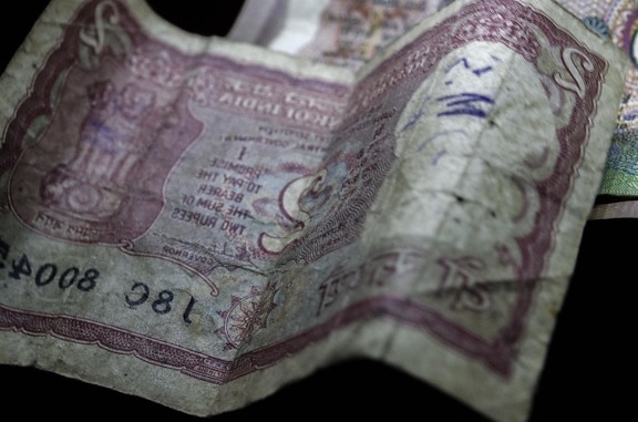 Moneda, papel, dinero, economía, finanzas, efectivo, India