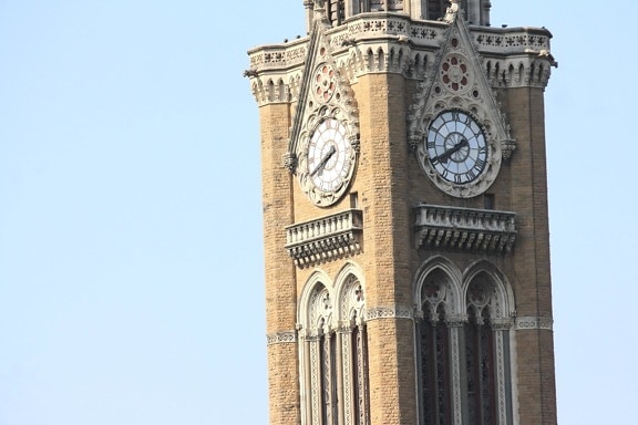 relógio, tempo, torre, arquitetura