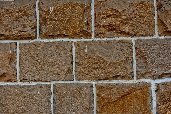 Mattone, muro di mattoni, modello, browm, parete, cemento, vecchio