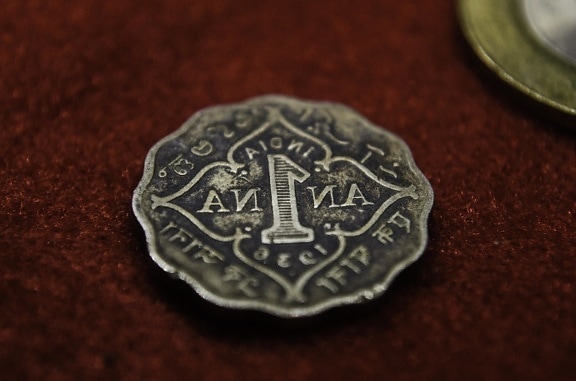 monedă de metal, India, metal, antic, antic, numerar, bani