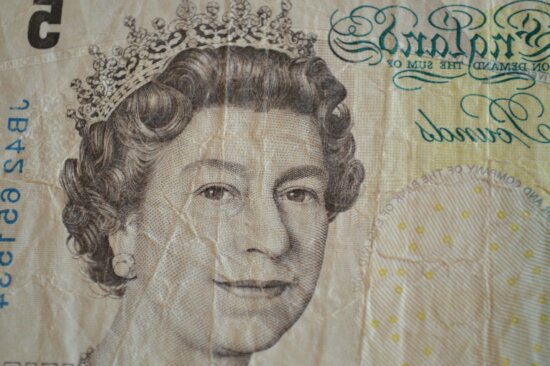 money, England, paper, banknote, econnomy