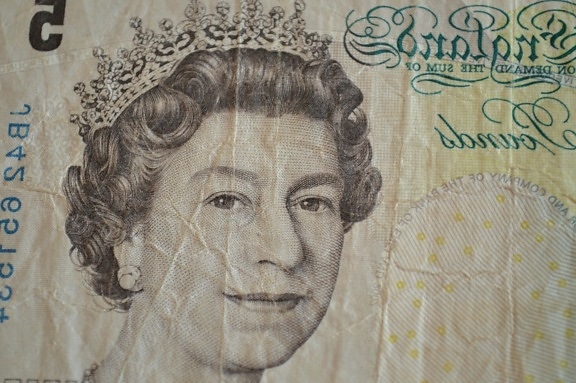 peníze, Anglie, papír, bankovek, econnomy