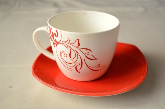 cup, tableware, mug, houseware, ceramics, red