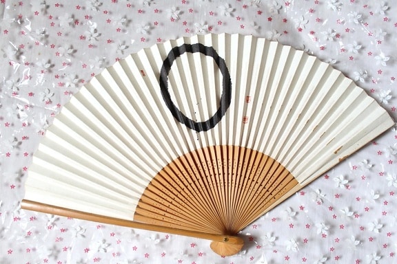 hand fan, Japan, art, object, design, graphic, shape, pattern