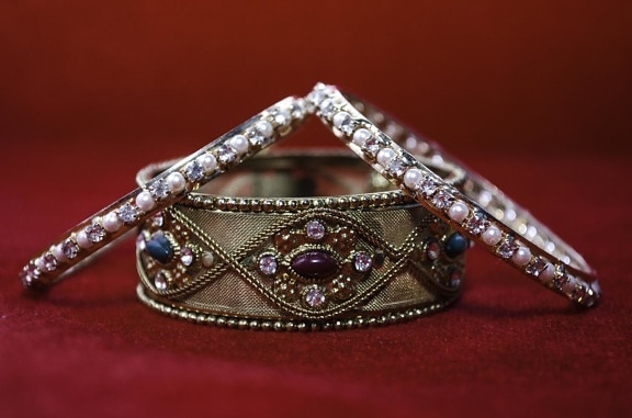Brillant, or, bracelet, diamant, bijoux, luxe, art, cher