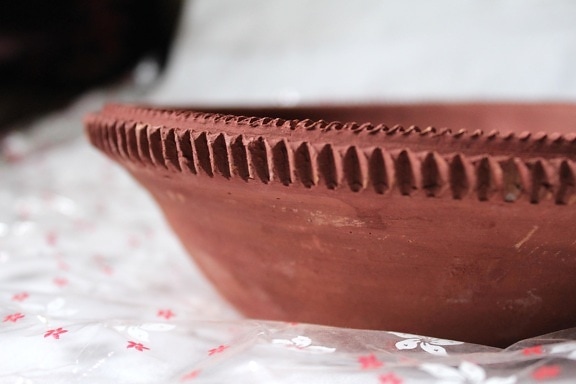 handmade, pottery, ceramics, object, brown