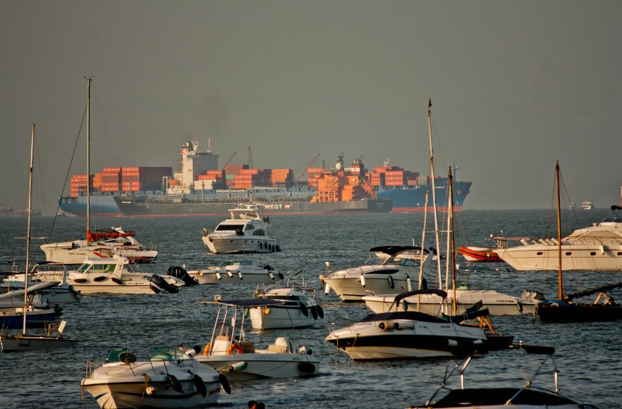 море, човен, яхт, вітрильник, Марина, dock, гавань, корабель, вантажів