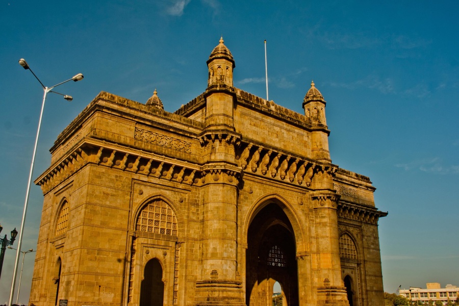 bramy, Indie, architektura, zewnętrzny, pomnik, punkt orientacyjny
