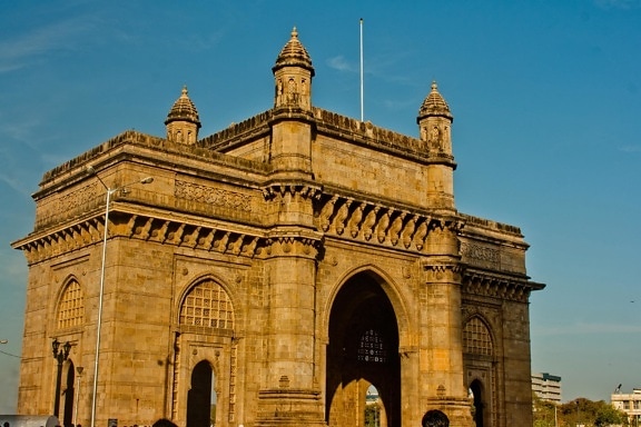 Gateway, eksterior, monumen, atraksi turis, India