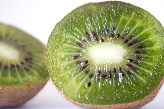 Fruits, kiwi, graines, vert, kiwi