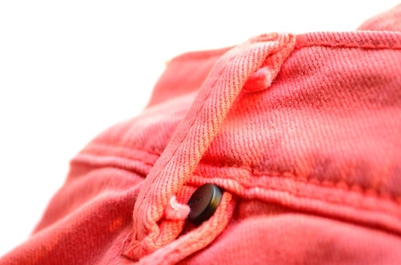 różowy, spodnie jeans, moda, styl, nowoczesne, czerwony