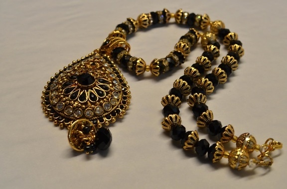 đồ trang sức, necklace, trang trí, đá quý, kim cương, vàng, đắt tiền