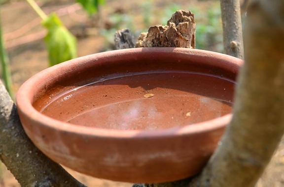 pottery, ceramics, water, bowl, object