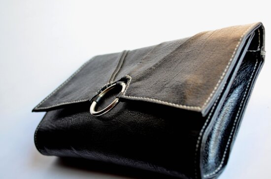leather, handbag, fashion, black, purse