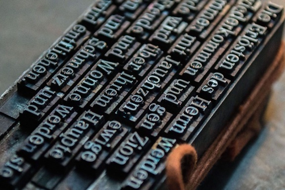 tekst, brief, typografie, gedrukte pers, machine