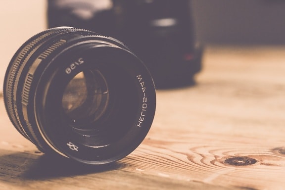 Câmara fotográfica, lente, equipamento, objectivo de foto