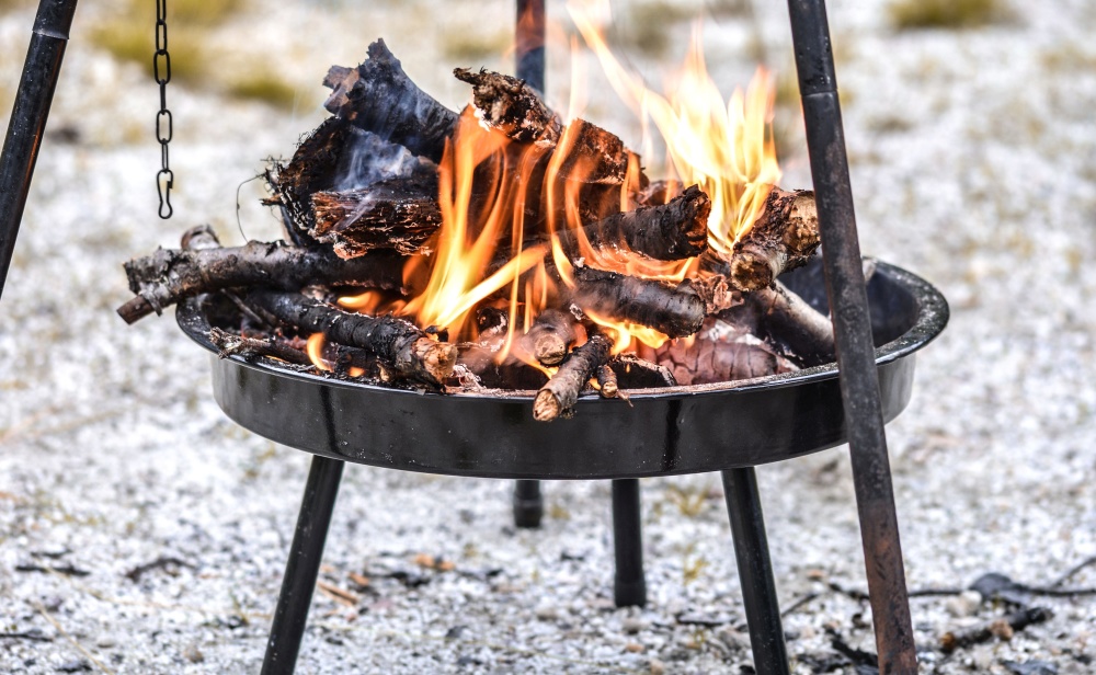 oheň, barbecue, plamen, palivové dřevo, uhlí