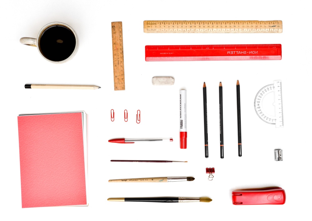 verktøy, kontor, blyant, objekt, utstyr, blyant