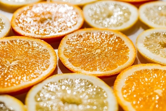 оранжевый плод, лимон, цитрусовые, свежие, диета, питание, питание