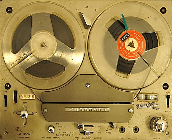 retro, audio, perangkat, antik, mesin, peralatan