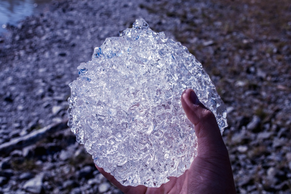 Ice crystal, mráz, ľad, voda