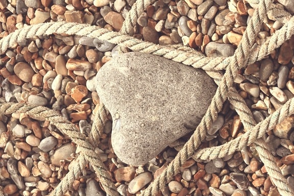 corda, pedra, textura, natureza, material