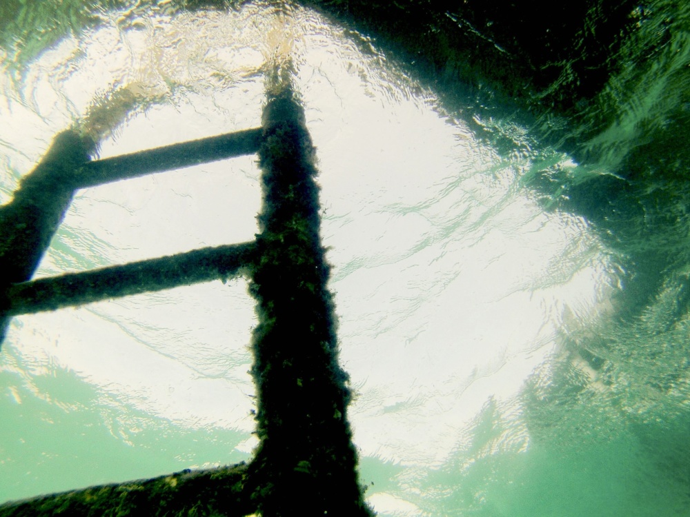 ladders, underwater, water