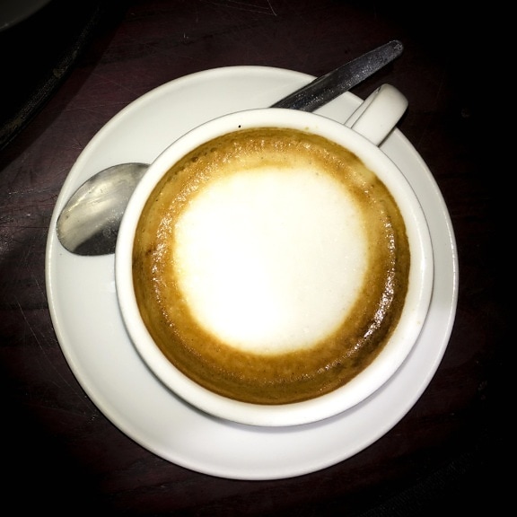 Kaffekop, skum, espresso, drink, koffein, cup, cappuccino, porcelæn