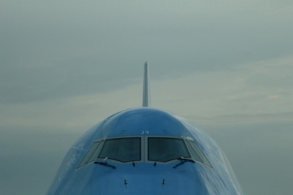Cielo, avión, vehículo, azul