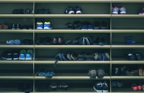 shelf, shoe, fashion
