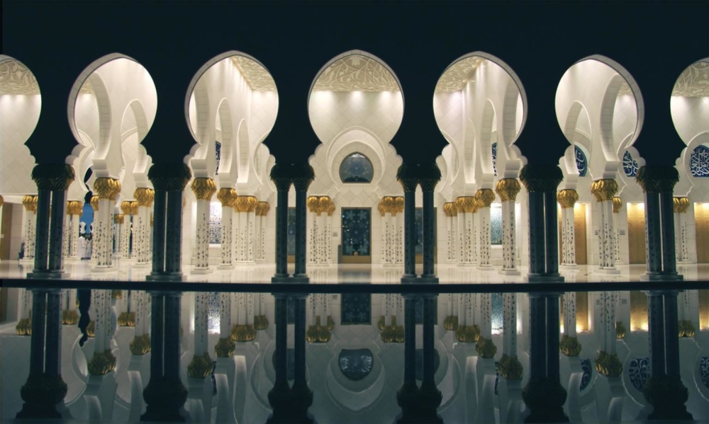 moskeen, arkitektur, lampe, religion, marmor, udvendig, religion