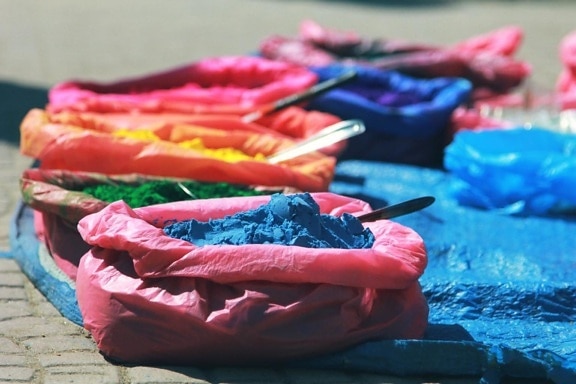 color, paint, colorful, powder