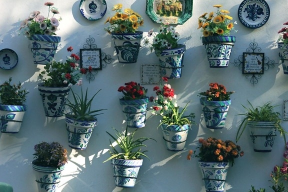 stilleben, eksteriør, blomst, hjem, dekorasjon, hus, keramikk, vase