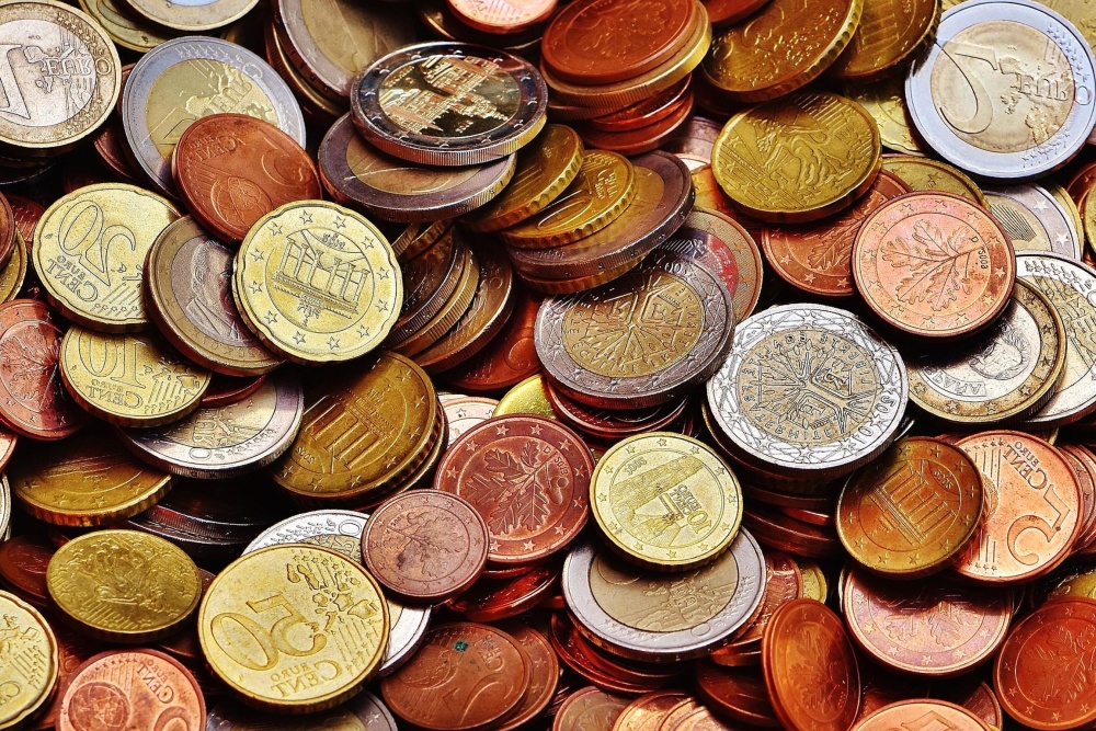 металлические монеты, деньги, деньги, валюта, металла