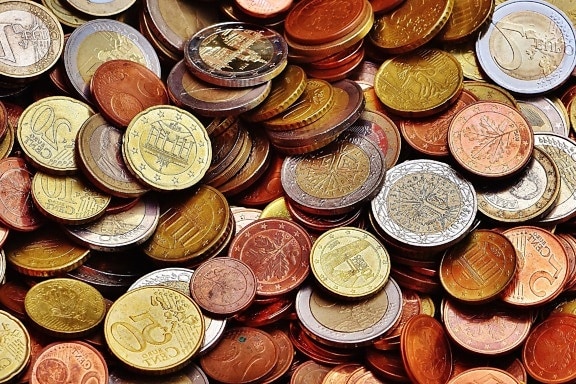 metal coin, money, cash, currency, metal
