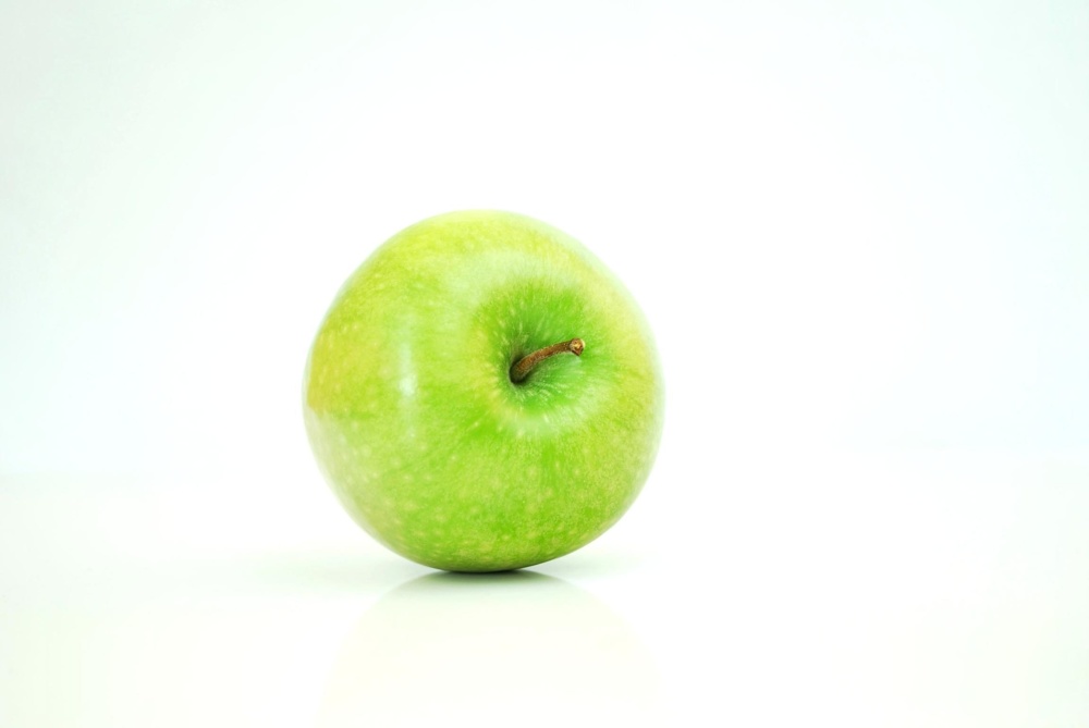 애플, 음식, 과일, 녹색