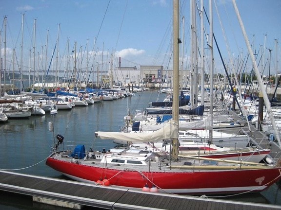 harbor, sailboat, yacht, sea, marina, pier, water, watercraft