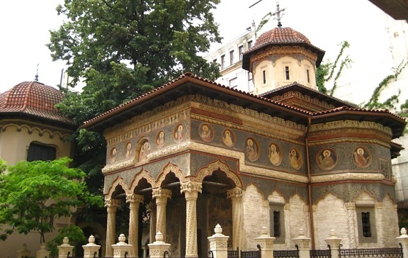 építészet, a vallás, ősi, régi, ortodox, templom