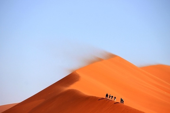 песчаные дюны, песок, пустыня, ветер, туризм, путешествия