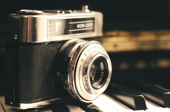 obiektyw, classic, przysłony, analogowe, aparat fotograficzny, sprzęt