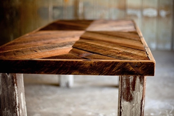дерево, деревянные, старый, стол, мебель, ручной работы