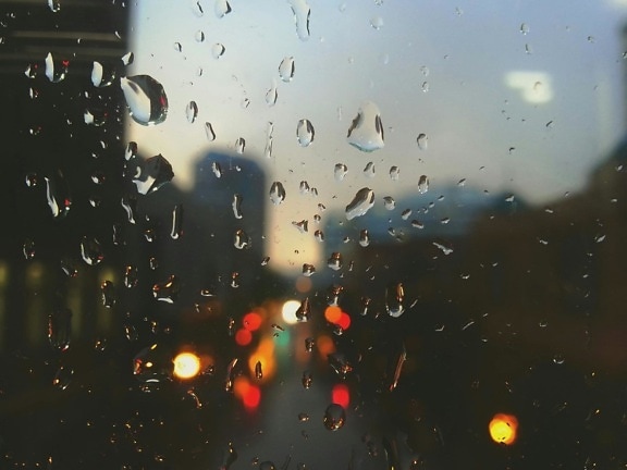 regn, droppe, glas, vätska, fukt, dagg