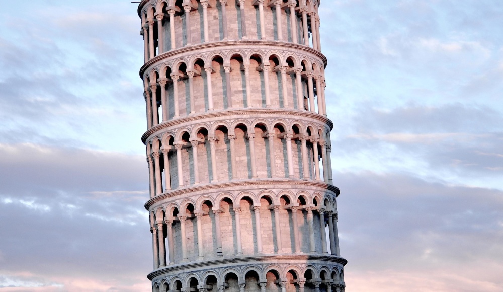 arhitektura, nebo, toranj, Italija, stari, landmark, stari, poznati, spomenik
