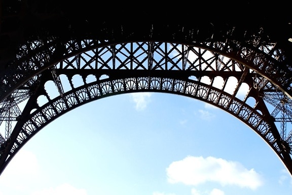 architecture, France, tower, downtown, iron, steel, construction, arch, structure