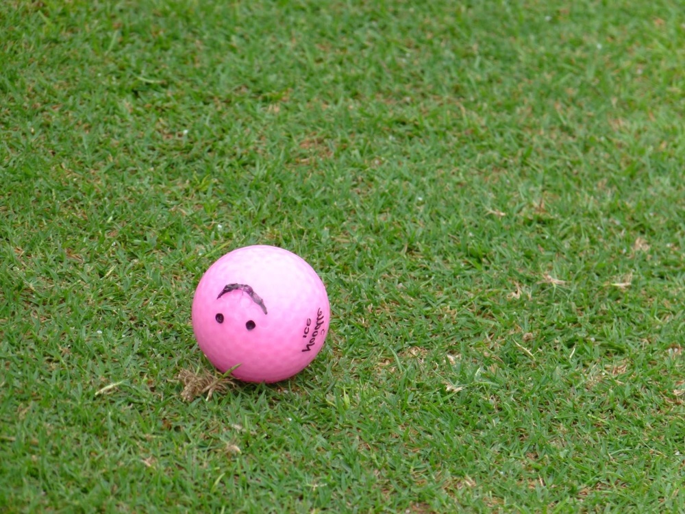 тревата, тревата, топката, голф, игра, оборудване