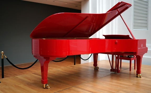 Piano, musique, instrument, bois, son, classique, meubles, intérieur, pièce