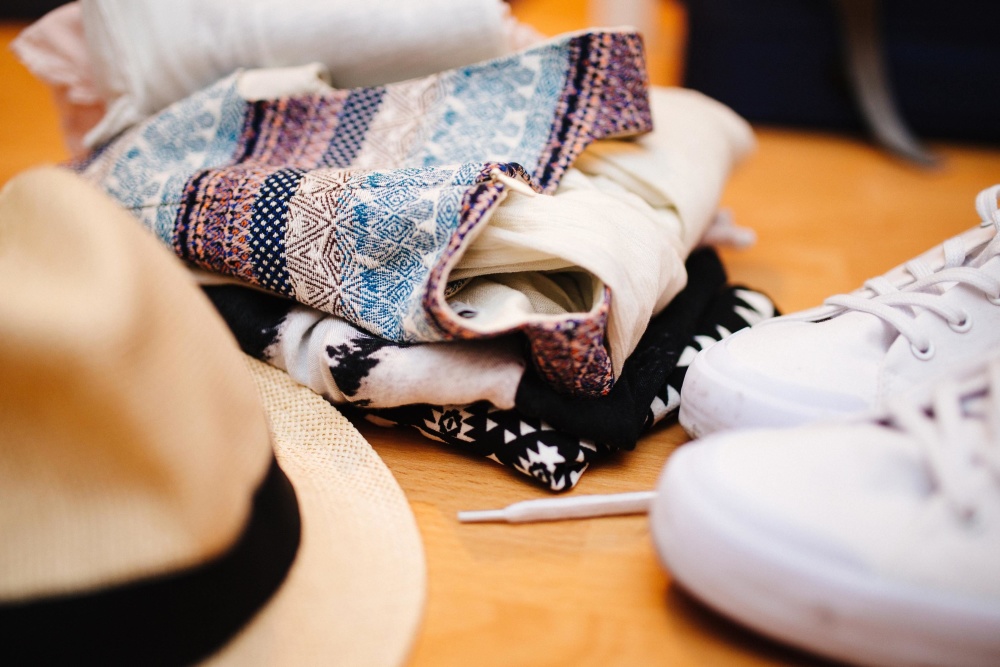 tkaničku, klobouk, látky, textil, obuv, boty
