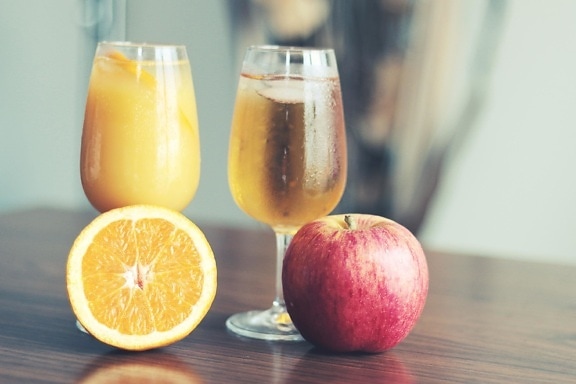 плодове, сок, плодове, храна, стъкло, цитрусови плодове, ябълки, плодове коктейл, напитки