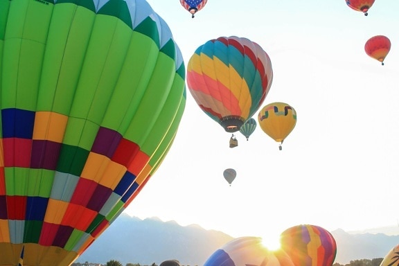 balloon, helium, airship, air, sky, flight, sport, adventure
