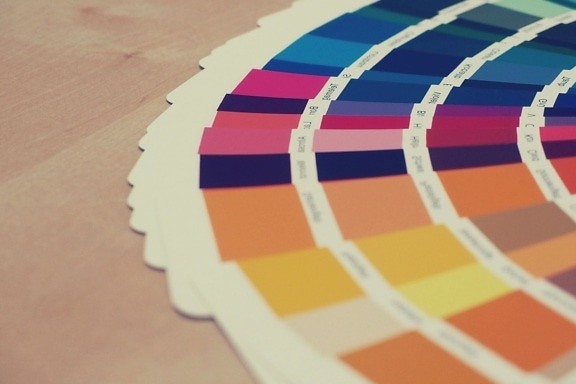 papir, design, farger, fargerike, mønster